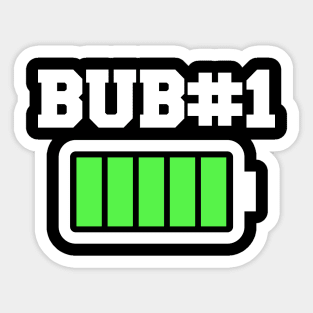 Fully Charged Bub One Sticker